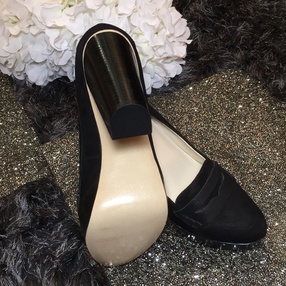 Black Suede Platforms - Picture 8 of 8